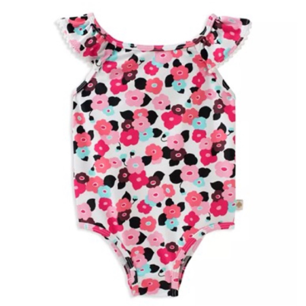 Kate Spade Floral Swimsuit Girls